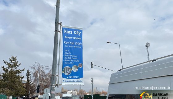 Kars Elektrik Direği Reklamları